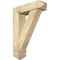 Ekena Millwork Traditional Arts and Crafts Rough Sawn Bracket w/ Offset Brace, Douglas Fir, 6"W x 20"D x 28"H BKT0604X20X28TRA03RDF - alternate 1